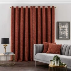 Animal Cut Velvet Eyelet Curtains -Habitat Store 30808491 alt04