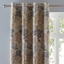 Folk Tree Eyelet Curtains 38 Folk Tree Eyelet Curtains -Habitat Store 30809381