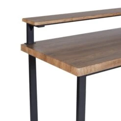 Freddie Rustic Wood Effect Step Up Shelf Desk 9 Freddie Rustic Wood Effect Step Up Shelf Desk -Habitat Store 30809418 alt03