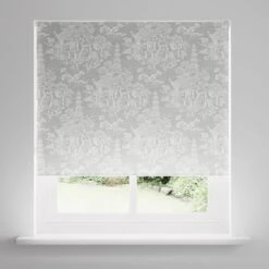 Japandi Pagoda Blackout Grey Roller Blind -Habitat Store 30810282 alt02
