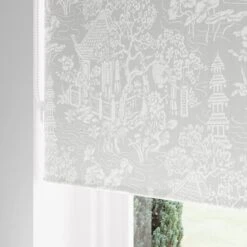 Japandi Pagoda Blackout Grey Roller Blind -Habitat Store 30810282 alt04