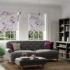 Watercolour Floral Pink Blackout Roller Blind -Habitat Store 30810341
