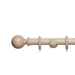 Churchgate Fixed Wooden Curtain Pole With Rings -Habitat Store 30813211 alt01