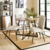 Brayden 4 Seater Round Dining Table -Habitat Store 30815043