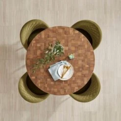 Brayden 4 Seater Round Dining Table -Habitat Store 30815043 alt02