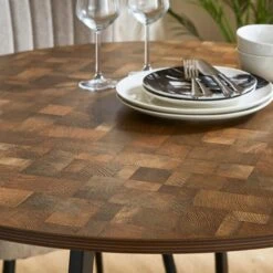 Brayden 4 Seater Round Dining Table -Habitat Store 30815043 alt03