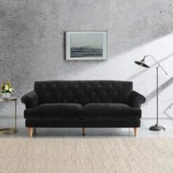 Jazz Velvet 3 Seater Sofa -Habitat Store 30816312