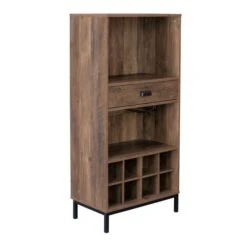 Fulton Compact Wine Cabinet, Pine Effect 12 Fulton Compact Wine Cabinet, Pine Effect -Habitat Store 30816894 alt04