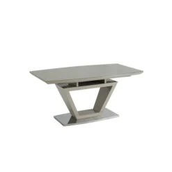 Aspen 4-6 Seater Rectangular Extendable Round Top Dining Table, Glass Top 9 Aspen 4-6 Seater Rectangular Extendable Round Top Dining Table, Glass Top -Habitat Store 30816918 alt02