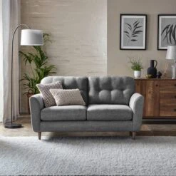 Sven Tonal Weave 2 Seater Sofa -Habitat Store 30818043