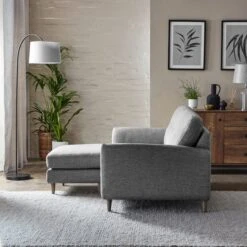 Sven Tonal Weave Reversible Corner Chaise Sofa -Habitat Store 30818045 alt04