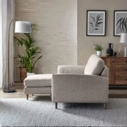 Sven Tonal Weave Reversible Corner Chaise Sofa -Habitat Store 30818049 alt04