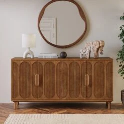 Khari 4 Door Large Sideboard, Mango Wood 16 Khari 4 Door Large Sideboard, Mango Wood -Habitat Store 30821890