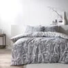 Everett Grey Reversible Duvet Cover And Pillowcase Set -Habitat Store 30823954