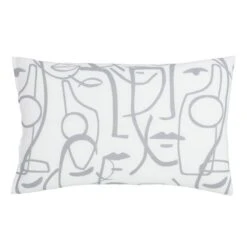 Everett Grey Reversible Duvet Cover And Pillowcase Set 15 Everett Grey Reversible Duvet Cover And Pillowcase Set -Habitat Store 30823954 alt06