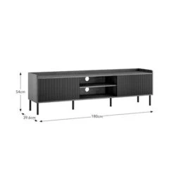 Georgi Extra Wide TV Unit For TVs Up To 80" 36 Georgi Extra Wide TV Unit For TVs Up To 80" -Habitat Store 30824750 alt09