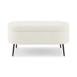Evie Boucle Storage Ottoman -Habitat Store 30825267 alt02
