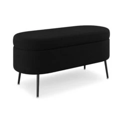 Evie Boucle Storage Ottoman -Habitat Store 30825269 alt01