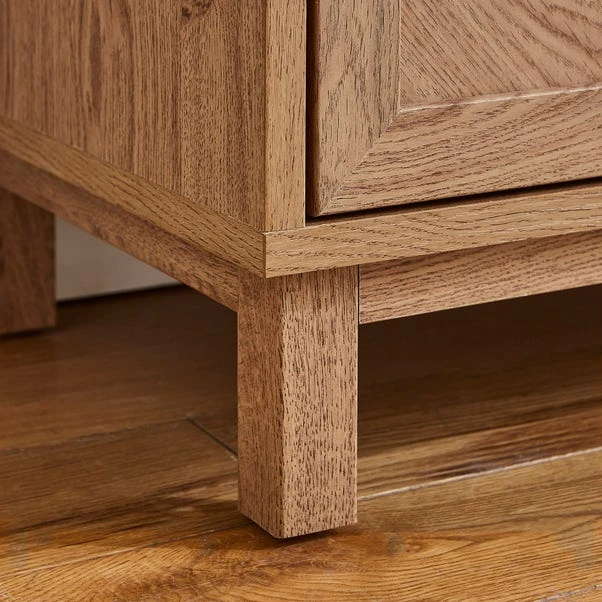 Hadley 3 Door Sideboard, Oak Effect 7 Hadley 3 Door Sideboard, Oak Effect - Image 5