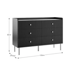 Georgi Wide 6 Drawer Chest -Habitat Store 30825485 alt09