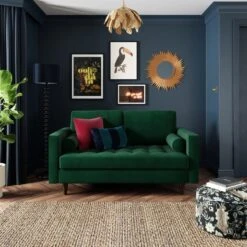 Zoe Velvet 2 Seater Sofa 28 Zoe Velvet 2 Seater Sofa -Habitat Store 30825925