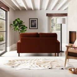 Beatrice Matte Velvet 2 Seater Sofa -Habitat Store 30825957 alt04