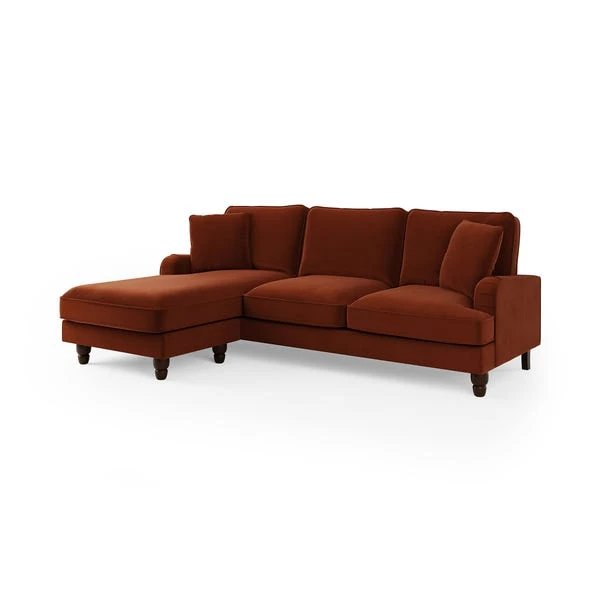 Beatrice Matte Velvet Corner Sofa 20 Beatrice Matte Velvet Corner Sofa - Image 18