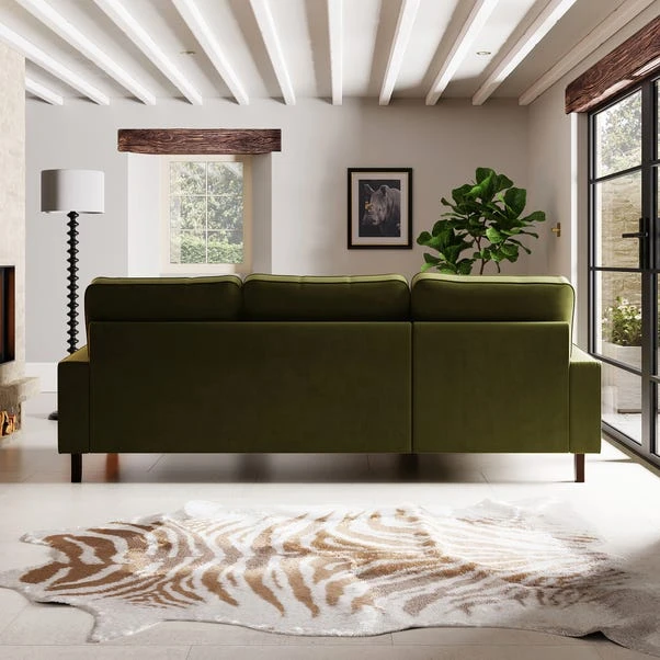 Beatrice Matte Velvet Corner Sofa 6 Beatrice Matte Velvet Corner Sofa - Image 4