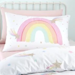 Watercolour Rainbow Duvet Cover And Pillowcase Set -Habitat Store 30826467 alt01
