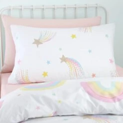 Watercolour Rainbow Duvet Cover And Pillowcase Set -Habitat Store 30826467 alt03
