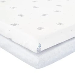 Pack Of 2 Jersey Blue Koala Fitted Sheets -Habitat Store 30826504