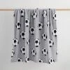 Football Fleece Blanket 1 Football Fleece Blanket -Habitat Store 30826516