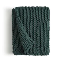 Chunky Knit Recycled Throw 130cm X 170cm -Habitat Store 30826699 alt04