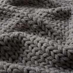 Chunky Knit Recycled Throw 130cm X 170cm -Habitat Store 30826706 alt03