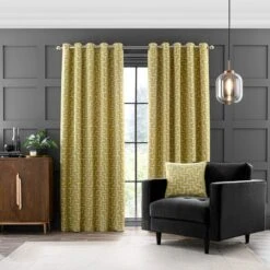 Sonora Chenille Eyelet Curtains -Habitat Store 30827382 alt01
