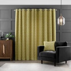 Sonora Chenille Eyelet Curtains -Habitat Store 30827384 alt04