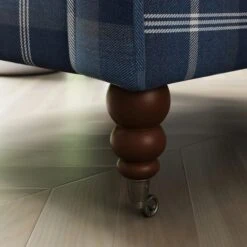 Oswald Grande Check Wingback Armchair -Habitat Store 30827474 alt05