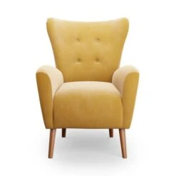 Sven Modern Velvet Wing Chair -Habitat Store 30827481 alt02
