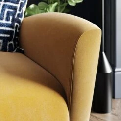 Sven Modern Velvet Wing Chair -Habitat Store 30827481 alt04
