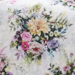 Kinsley Floral Cotton Duvet Cover And Pillowcase Set -Habitat Store 30828346 alt03