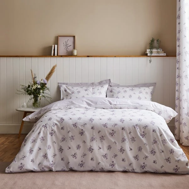 Hailey Ditsy Mauve Duvet Cover And Pillowcase Set 9 Hailey Ditsy Mauve Duvet Cover And Pillowcase Set - Image 7