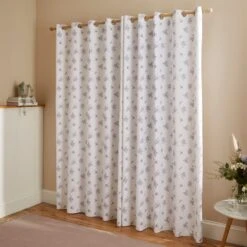 Hailey Ditsy Blackout Eyelet Curtains -Habitat Store 30828796 alt05