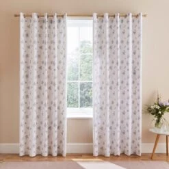 Hailey Ditsy Blackout Eyelet Curtains -Habitat Store 30828798 alt04