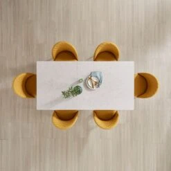 Zuri 4-6 Seater Rectangular Extendable Dining Table, Concrete Effect -Habitat Store 30829512 alt02