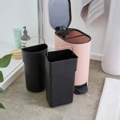 Narrow Recycling Bin -Habitat Store 30829680 alt03