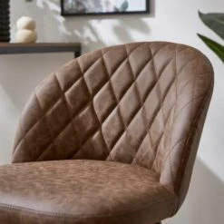 Astrid Bar Stool, Faux Leather -Habitat Store 30829682 alt03