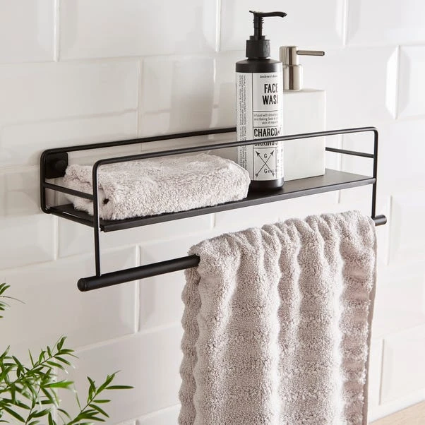 Wall Mounted Storage Towel Rail 3 Wall Mounted Storage Towel Rail