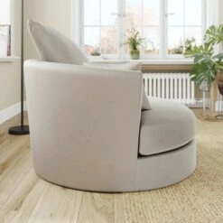 Blake Swivel Chair, Opulent Velvet 37 Blake Swivel Chair, Opulent Velvet -Habitat Store 30830594 alt01