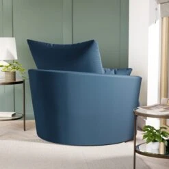 Blake Swivel Chair, Opulent Velvet 32 Blake Swivel Chair, Opulent Velvet -Habitat Store 30830603 alt03