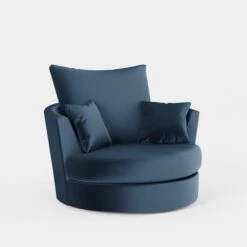 Blake Swivel Chair, Opulent Velvet 34 Blake Swivel Chair, Opulent Velvet -Habitat Store 30830603 alt05